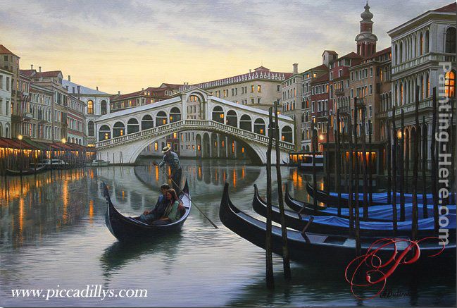 Venetian Holiday painting - Alexei Butirskiy Venetian Holiday art painting